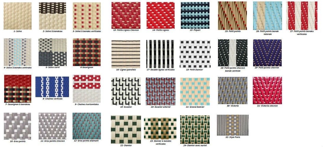 Classic weave pattern