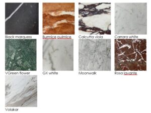 Marble stone table tops