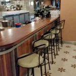 Fountain eatery and bar furniture supplied by Atmosphere Custom Furniture