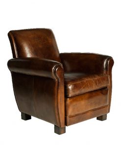 Vintage cigar lounge chair