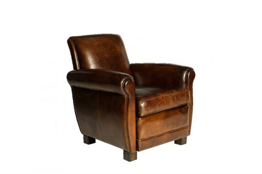 Vintage cigar lounge chair