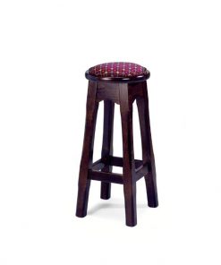 Leura high stool round with padding
