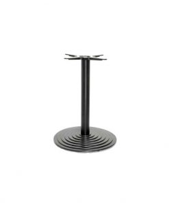 Step small round cast iron table base