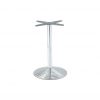 Step round with stainless steel table base