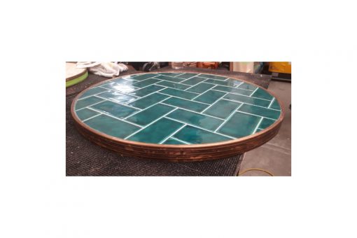 Custom tiled table tops