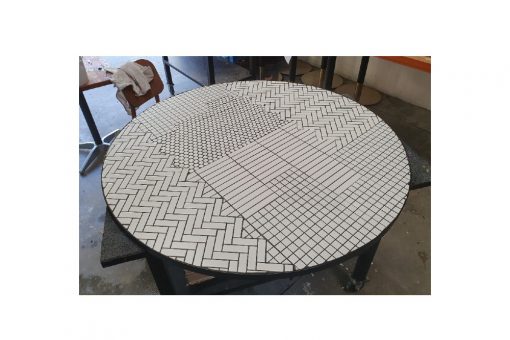 Custom tiled table tops