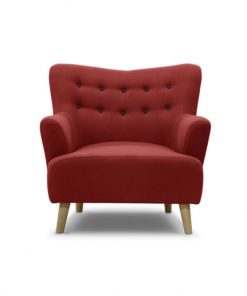 Tufted lounge chair