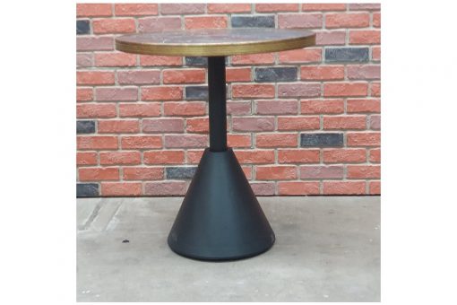 Conical table base