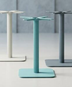 Rounded square disc base