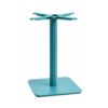 Rounded square disc base