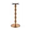 Beaded bar table base