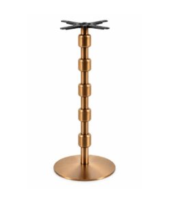 Beaded bar table base