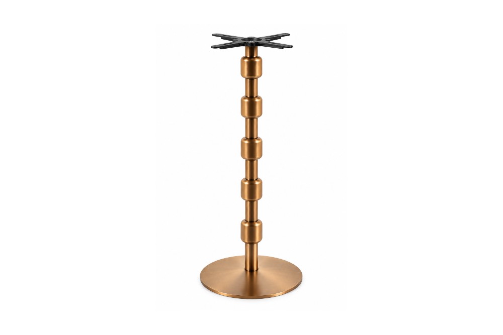 Beaded bar table base